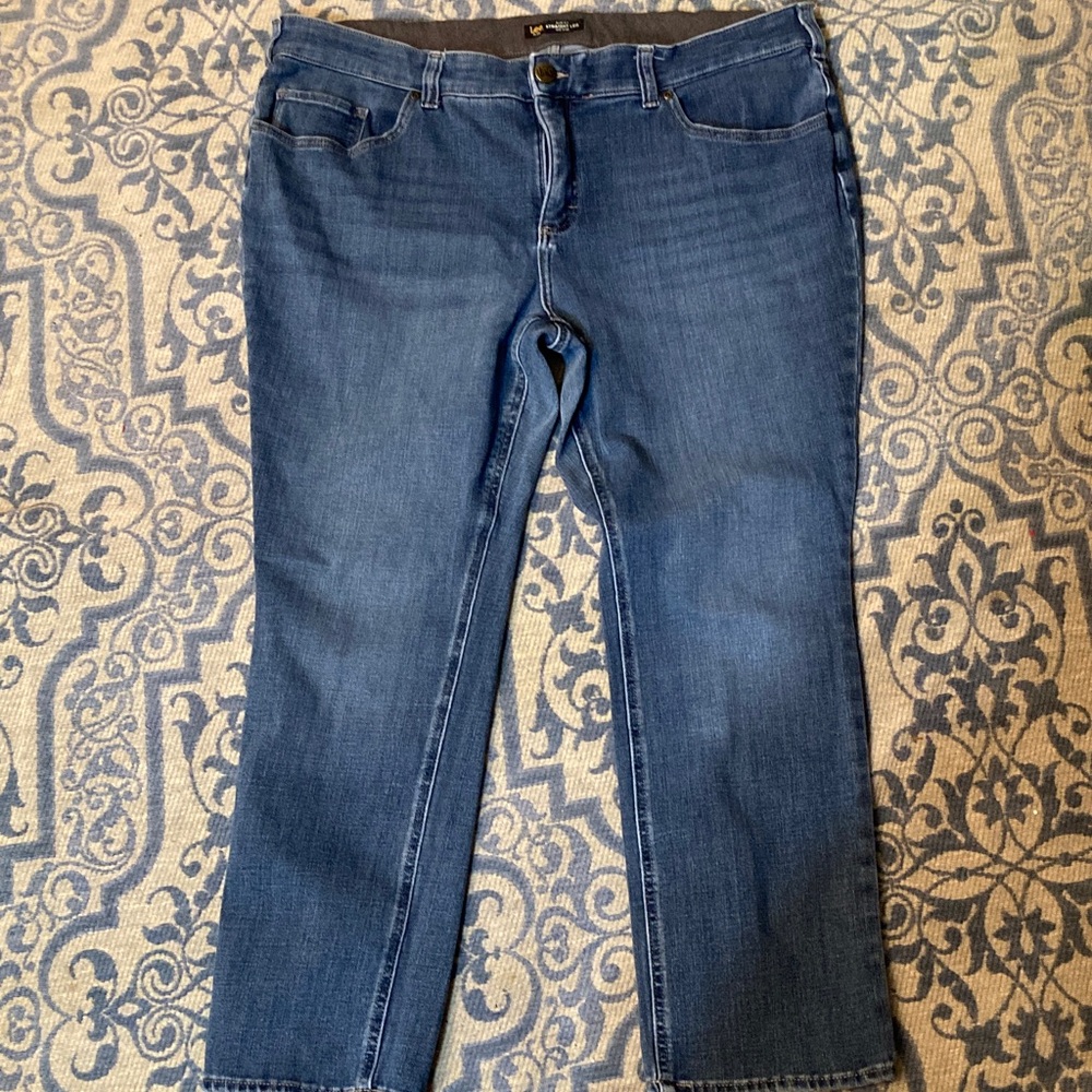 Lee Women's Classic Straight Leg Denim Jeans - size 22W